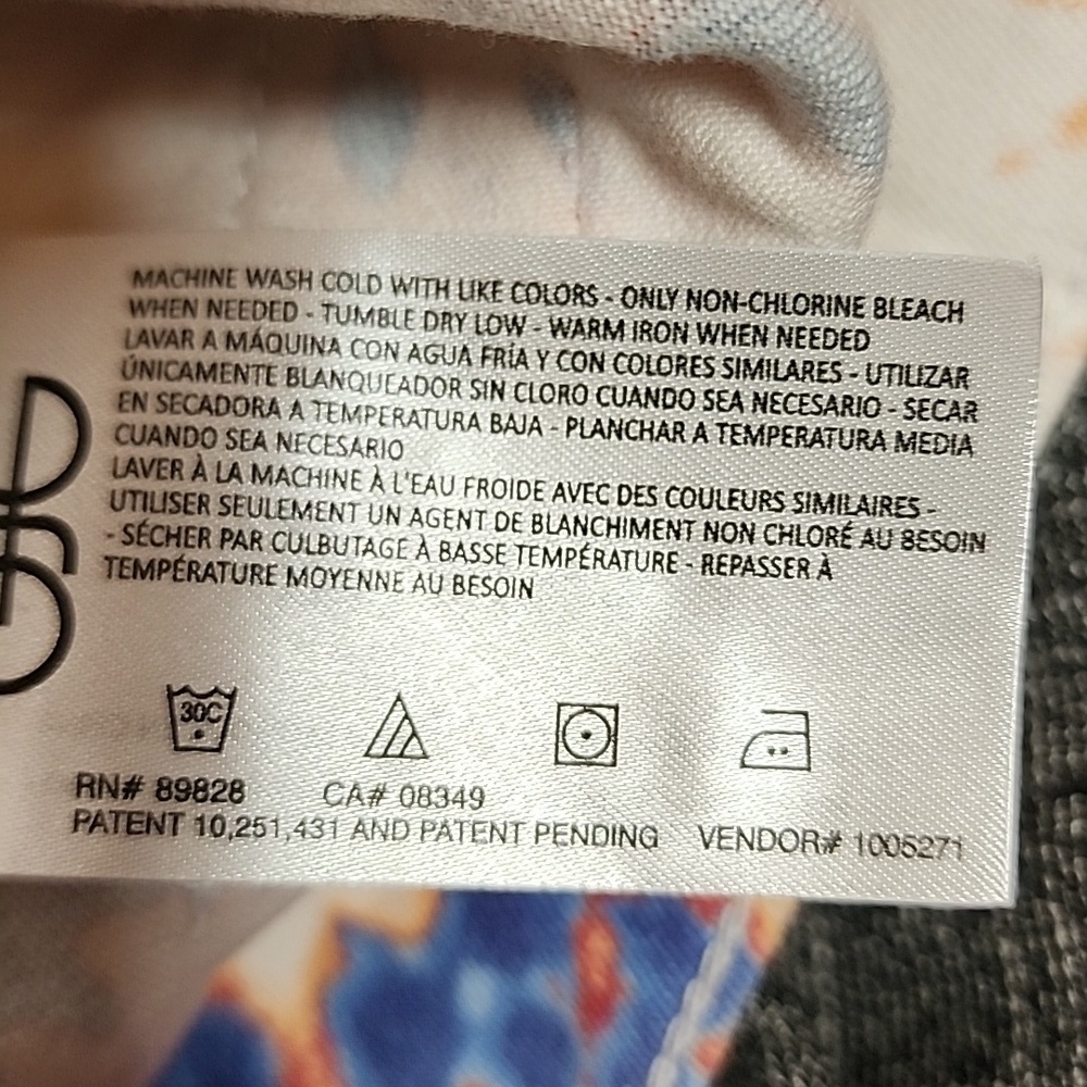 Skinnygirl Jeans Sz S Colorful Tie-Dye Denim Jacket - Picture 10 of 10